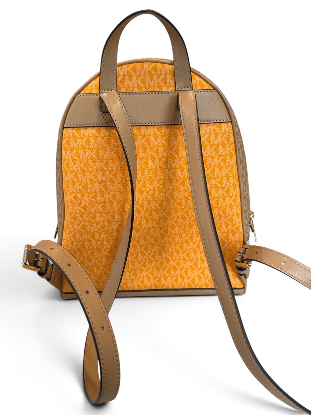 Michael Kors Bag Rhea Medium Color-Block Signature Logo Backpack - like new! - Picture 2 of 10